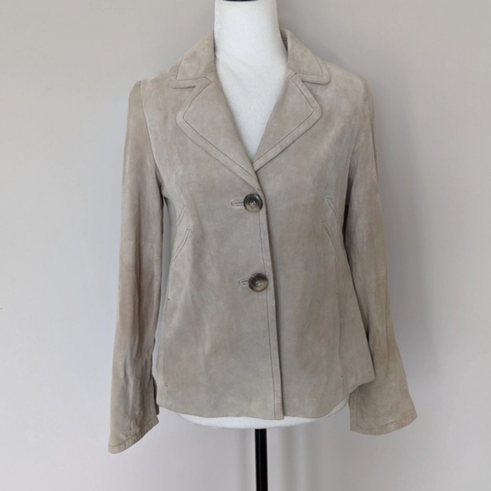 Danier Leather tan suede jacket